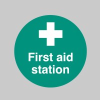 First Aid Station - Floor Graphic