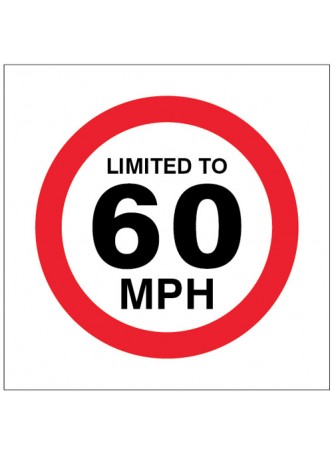 Limited to 60mph