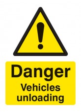 Danger - Vehicles Unloading