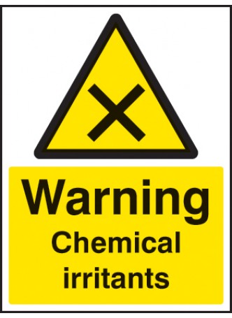 Warning - Chemical Irritants