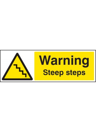 Warning - Steep Steps