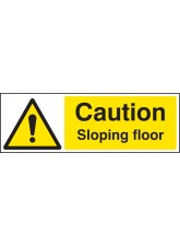 Caution - Sloping Floor