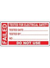 Failed - PAT Test Write On Labels (Roll of 250)