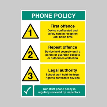 Phone Policy - Offence Consequences