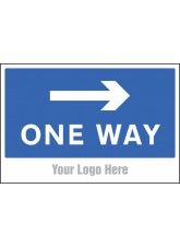 One Way - Arrow Right - Add a Logo - Site Saver