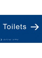 Braille - Toilets - Arrow Right