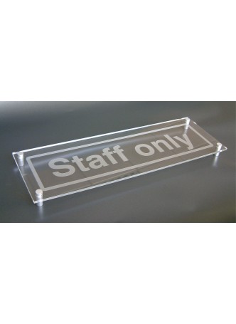Your Message Here - Visual Impact Sign with Stand-off Locators