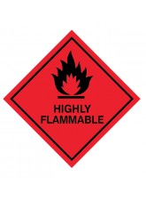 Highly Flammable Labels